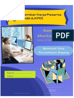 LKPD Data Baru Perusahaan Dagang