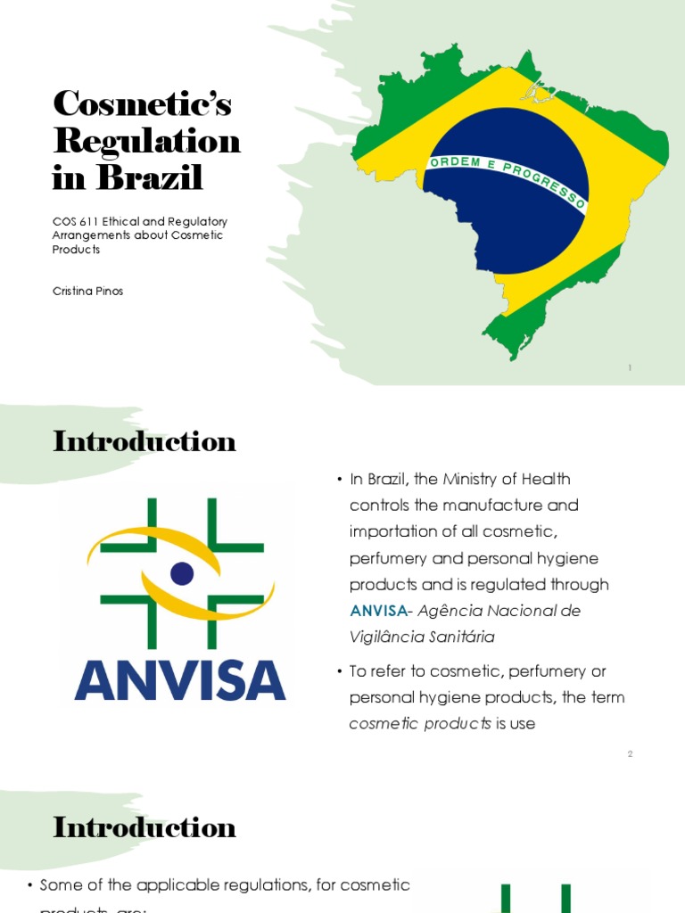 Cosmetics Regulation Brazil PDF Cosmetics Perfume