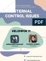 INTERNAL CONTROL TOPICS