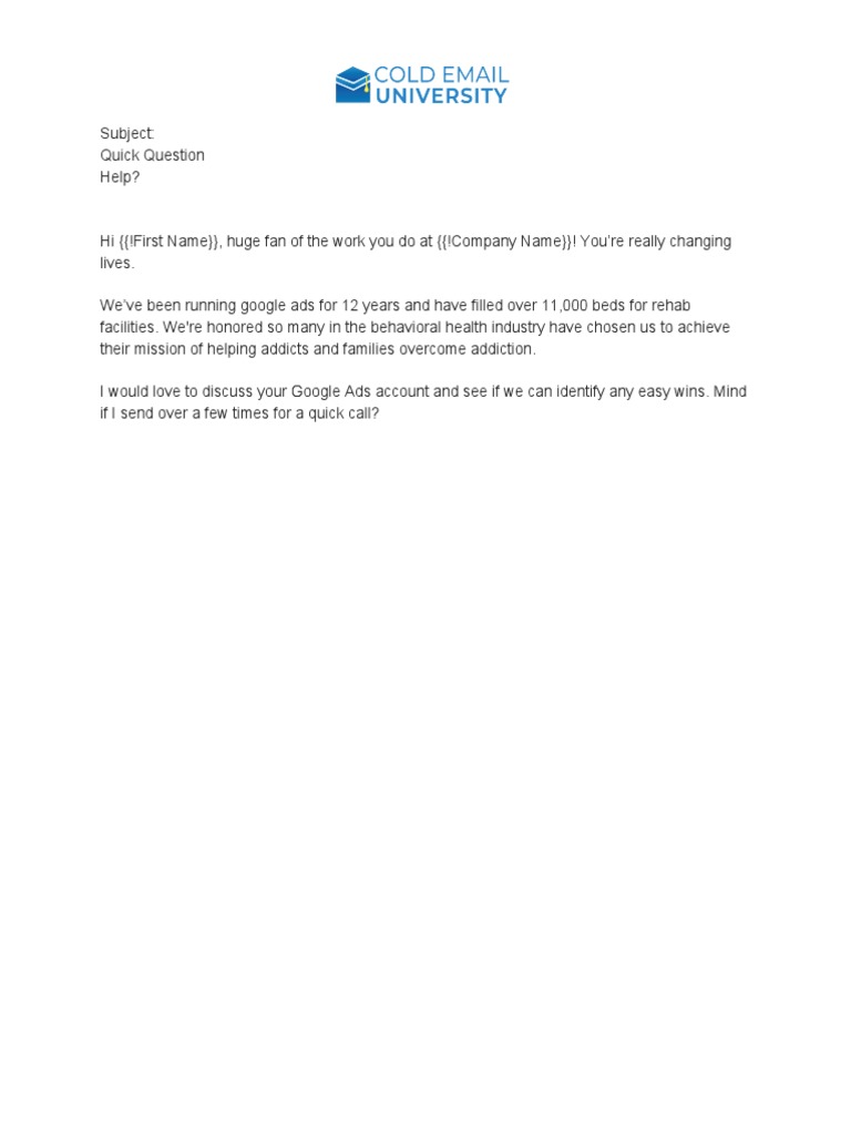 20.3 Email Script 3 - Google Ads | PDF