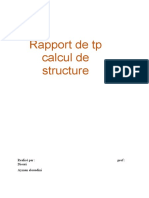 Rapport de TP Calcul de Structure 2