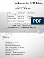 3D Printer Final Year