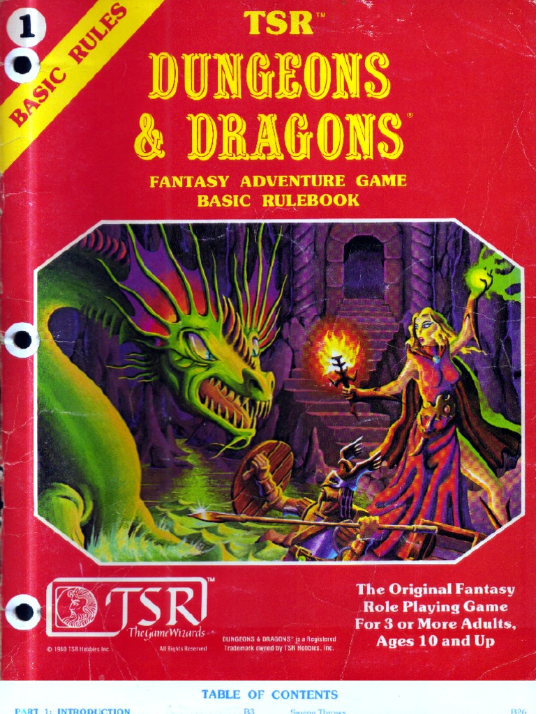 1011B D&D Basic Rules (Moldvay)