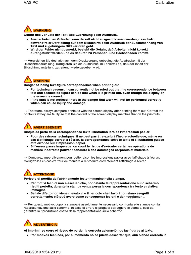 CAYENNE Calibration LEVEL PDF