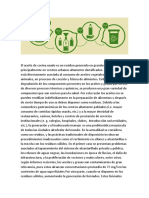 El Aceite de Cocina Usado Es Un Residuo Generado en Grandes Cantidades Principalmente en Centros Urbanos Altamente Densificados