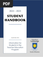 Student Handbook