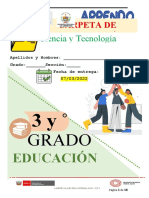 CARPETA DE RECUPERACIÓN CYT 3º y 4° DE SECUNDARIA 2021