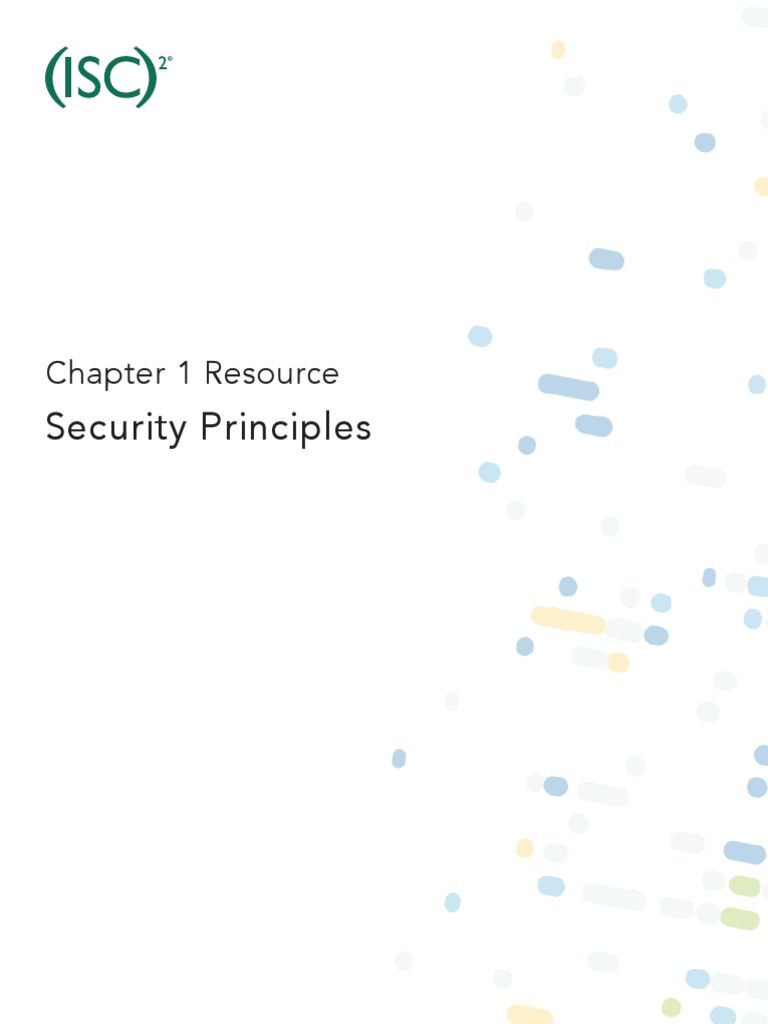 Key Security Principles Overview | PDF