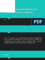 Despenalización Del Aborto Por Circunstancias de Violación