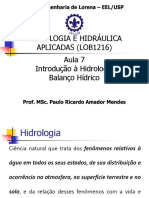 Aula 7 - Introdução A Hidrologia