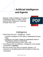 Chapter1: Artificial Intelligence and Agents