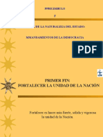 Los 12 fines de la naturaleza del Estado según la Constitución