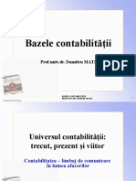 Bazele Contabilităţii: Prof - Univ.dr. Dumitru MATIŞ