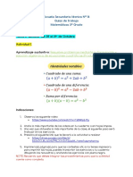 3ER Grado. Guía Tema 2. Primer Trimestre. Matemáticas. Técnica 14.