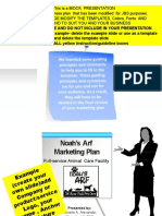 Marketing Presentation Flow Guide