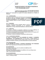 Bases Del Ii Concurso de Danzas y Estampas Folklóricas y Pasacalle