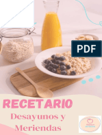 Recetas rápidas y saludables para desayunos y meriendas