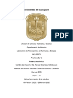 Potenciales químicos y reacciones REDOX