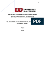 El Desarrollo Del Proceso Del Nuevo Codigo Procesal Penal