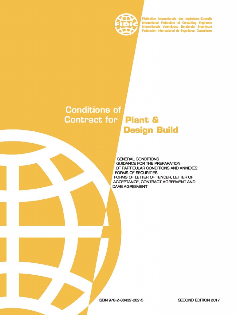 FIDIC YELLOW BOOK - Conditions of Contract For Plant and