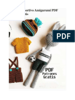 Conejo Deportivo Amigurumi PDF Patron Gratis