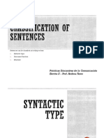 Classification of Sentences Coordination and Subordination