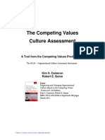 Quinn and Cameron Organizational Culture Assessment Instrument