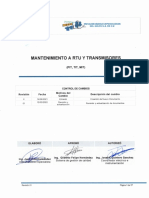 11. PRO-LCH-022 PROCEDIMIENTO DE MANTENIMIENTO A RTU Y TRANSMISORES (1)