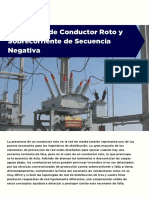 Protección de Conductor Roto y Sobrecorriente de Secuencia Negativa