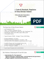 05 - L Zhang CEA - The Elevator Market and Industry in China and The Difficulties of Applying EN and ISO Elevator Standards Outside EU