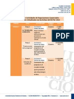 Calendario de Actividades - Iii Pac2022 - Asignaturas Virtualizadas 2