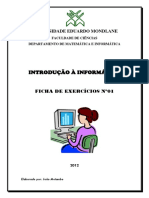 Ficha de Exercicios Introducao Informatica - N01