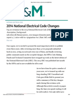 2014 National Electrical Code Changes