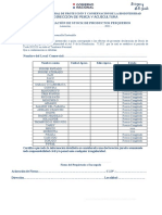 Declaracion de Stok de Productos Pesqueros en Blanco