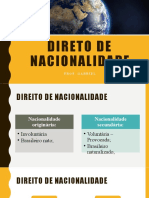 PC - Direito Constitucional - Aula 3 - Nacionalidade e Políticos