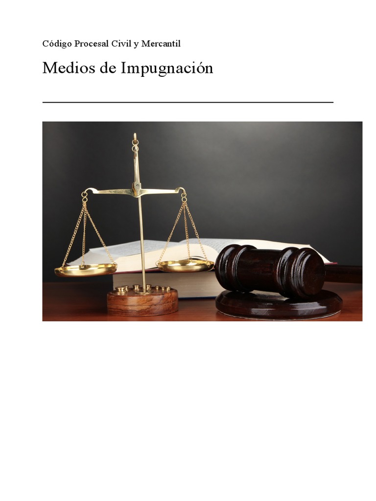 Medios de Impugnación en el CPCyM | PDF | Apelación | Sentencia (ley)