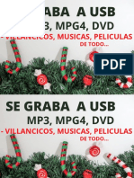 Se Graban Villancicos A Usb