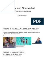 Verbal and Nonverbal