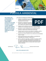 ALS Geoquimica - Politica Medio Ambiente 2019