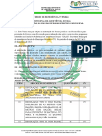 Contratação de serviços de decoração para a Secretaria Municipal de Assistência Social de Peixe