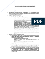 Apuntes Textos Introducción Al Derecho Privado