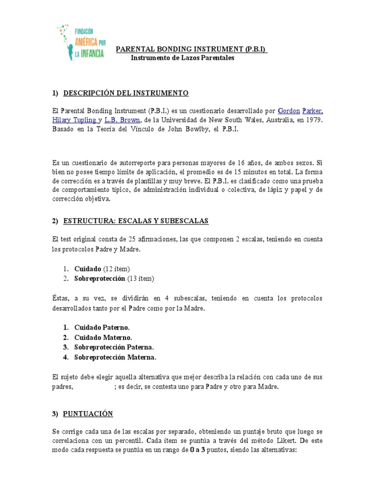 Manual y Protocolo PBI | PDF
