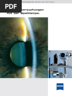 Augenuntersuchungen mit der Spaltlampe