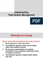 2.2 Implementing Total Quality Management