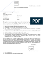 Format Surat Lamaran Umum Poltekip-Poltekim