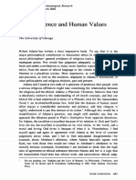 Transcendence and Human Values: Philosophy and Phenomenological Research