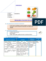 D5 A2 SESION Matemática Al Servicio de Nuestra Salud