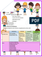 SESIÓN DE APRENDIZAJE Inclusion