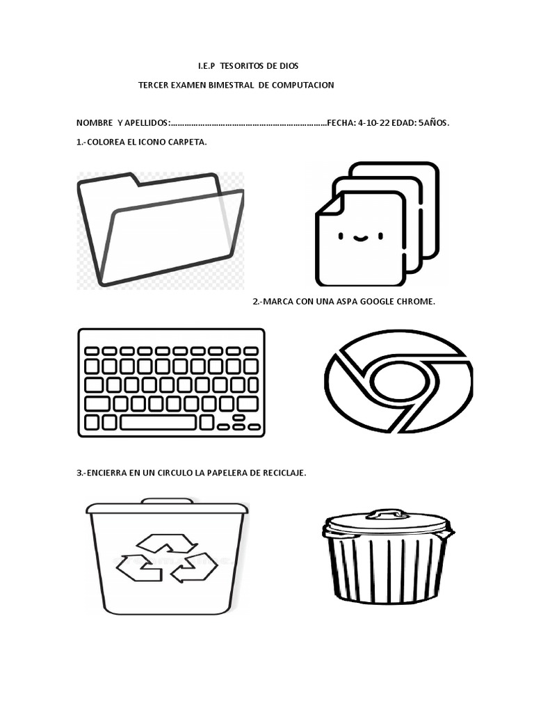 3 Examen de Computacion | PDF