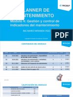 Sesión 2. Gestión y Control de Indicadores de Mantenimiento Octubre 2022